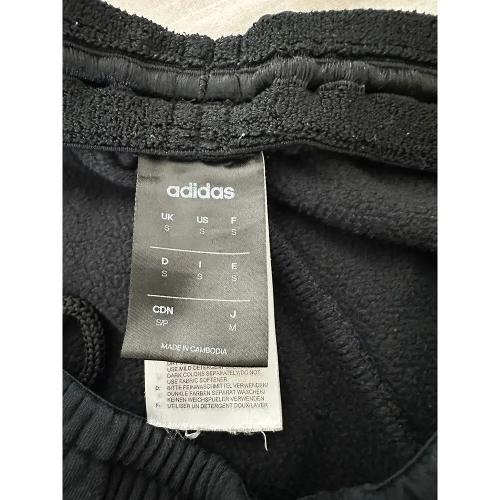 Adidas Black Athletic Tapered Leg, sz Small